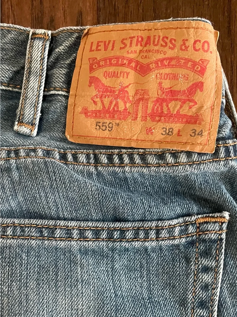 Levi's 559 Light Blue Relaxed Fit Jeans